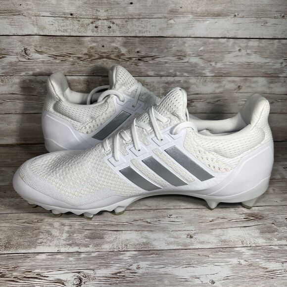 Adidas UltraBoost PE Football Cleat Shoe White/Silver Mens Size 13.5 HP8836 New main image 5